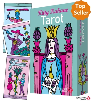 Schwarz, Lilo. Kitty Kahane Tarot - 78 Tarotkarten mit ausführlicher Anleitung. Königsfurt-Urania, 2021.