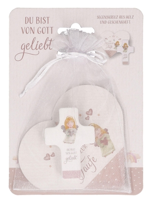 Du bist von Gott geliebt. Geschenkset zur Taufe (rosa) - Geschenkset zur Taufe (rosa). Butzon & Bercker, 2026.