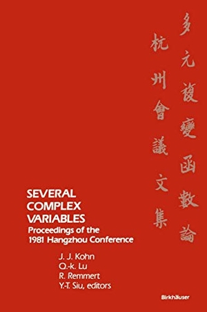 Kohn / Siu et al. Several Complex Variables - Proceedings of the 1981 Hangzhou Conference. Birkhäuser Boston, 1984.