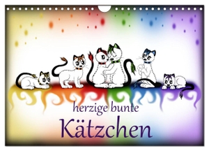 Haberhauer, Petra. herzige bunte Kätzchen (Wandkalender 2024 DIN A4 quer), CALVENDO Monatskalender - Herzige Katzen Illustrationen. Calvendo, 2023.