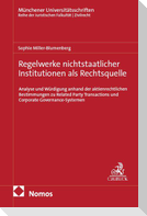 Regelwerke nichtstaatlicher Institutionen als Rechtsquelle