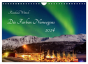 Die Farben Norwegens (Wandkalender 2024 DIN A4 quer), CALVENDO Monatskalender