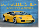 DER GELBE STIER - Lamborghini Murciélago (Tischkalender 2023 DIN A5 quer)
