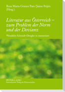 Literatur aus Österreich ¿ zum Problem der Norm und der Devianz