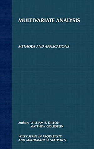 Dillon / Goldstein. Multivariate Analysis Methods Applic. John Wiley & Sons, 1984.