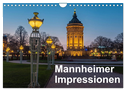 Mannheimer Impressionen. (Wandkalender 2024 DIN A4 quer), CALVENDO Monatskalender