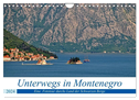 Unterwegs in Montenegro (Wandkalender 2024 DIN A4 quer), CALVENDO Monatskalender