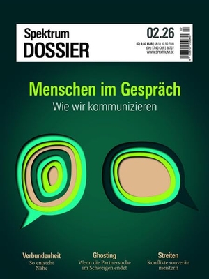 Spektrum der Wissenschaft (Hrsg.). Spektrum Dossier 2/2026 Menschen im Gespräch - Wie wir kommunizieren. Spektrum D. Wissenschaft, 2026.