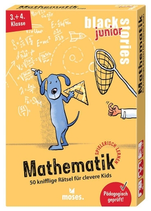 Köhrsen, Andrea / Anja Wrede. black stories junior Spielerisch lernen Mathe. moses. Verlag GmbH, 2026.