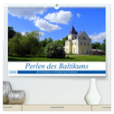 Perlen des Baltikums - Herrenhäuser in Estland und Lettland (hochwertiger Premium Wandkalender 2024 DIN A2 quer), Kunstdruck in Hochglanz