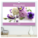Blumenlust (hochwertiger Premium Wandkalender 2025 DIN A2 quer), Kunstdruck in Hochglanz