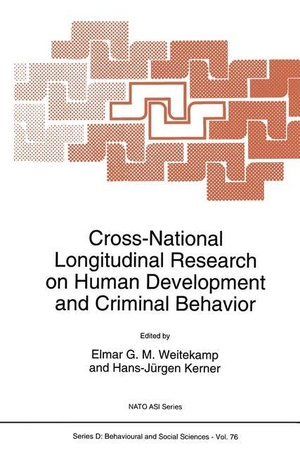 Kerner, Hans-Jürgen / E. Weitekamp (Hrsg.). Cross-National Longitudinal Research on Human Development and Criminal Behavior. Springer Netherlands, 2012.
