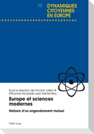 Europe et sciences modernes