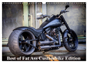 Exklusive Best of Fat Ass Custombike Edition, feinste Harleys mit fettem Hintern (Wandkalender 2024 DIN A3 quer), CALVENDO Monatskalender