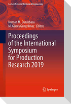 Proceedings of the International Symposium for Production Research 2019