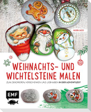 Weihnachts- und Wichtelsteine malen
