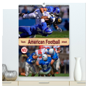American Football, Team-Arbeit (hochwertiger Premium Wandkalender 2025 DIN A2 hoch), Kunstdruck in Hochglanz