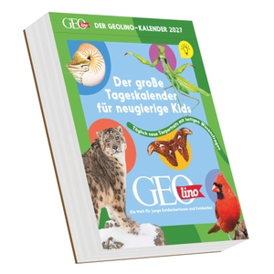 Neumann Verlage GmbH & Co KG (Hrsg.). Der GEOlino-Kalender 2027 - Abreißkalender 12,5x16 cm mit 365 spannenden Tierporträts und kindgerechten Wissens-Fakten für Kinder ab 8 Jahren. Neumann Verlage GmbH & Co, 2026.