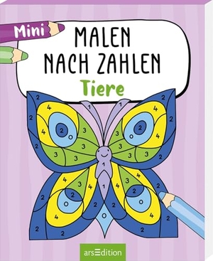 Malen nach Zahlen Mini - Tiere. Ars Edition GmbH, 2026.