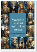 Magische Reise zu mystischen Wesen. Keltische Fantasie-Gestalten (Wandkalender 2024 DIN A2 hoch), CALVENDO Monatskalender