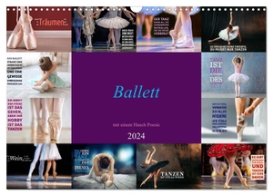Michel, Susan. Ballett mit einem Hauch Poesie (Wandkalender 2024 DIN A3 quer), CALVENDO Monatskalender - Eine magische Synergie. Calvendo, 2023.