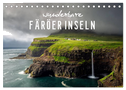 Wunderbare Färöer Inseln (Tischkalender 2024 DIN A5 quer), CALVENDO Monatskalender