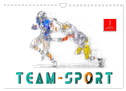 Team-Sport (Wandkalender 2024 DIN A4 quer), CALVENDO Monatskalender