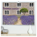 Provence romantique (hochwertiger Premium Wandkalender 2024 DIN A2 quer), Kunstdruck in Hochglanz