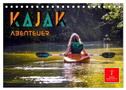 Kajak Abenteuer (Tischkalender 2025 DIN A5 quer), CALVENDO Monatskalender