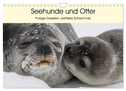 Seehunde und Otter. Putzige Gesellen, perfekte Schwimmer (Wandkalender 2024 DIN A4 quer), CALVENDO Monatskalender