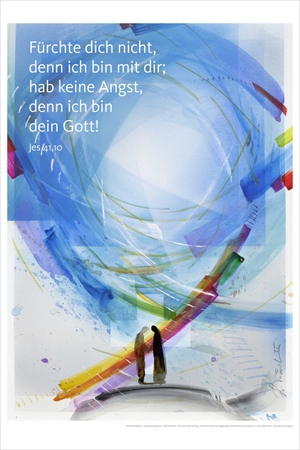 Münch, Eberhard. Jahreslosung Eberhard Münch 2027, Kunstdruck 40 x 60 cm. bene!, 2026.