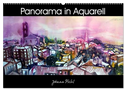Panorama in Aquarell (Wandkalender 2025 DIN A2 quer), CALVENDO Monatskalender