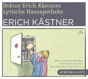 Kästner, Erich. Doktor Erich Kästners lyrische Hausapotheke. CD. Atrium Verlag, 2013.