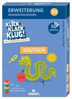 Wrede, Anja / Jürgen Heel. Klick Klack Klug Kartenset Deutsch ab 7. moses. Verlag GmbH, 2026.