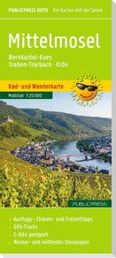 Publicpress Rad- und Wanderkarte Mittelmosel, Bernkastel-Kues, Traben-Trarbach, Kröv 1:25.000