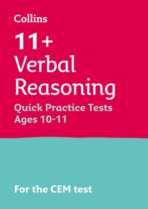 Collins 11. 11 VERBAL QPT AGE 10-11 CEM. Harper Collins Publishers - UK Wholesale Acct, 2017.