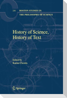 History of Science, History of Text