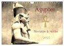 Ägypten Nostalgie & Antike 2025 AT Version (Wandkalender 2025 DIN A4 quer), CALVENDO Monatskalender