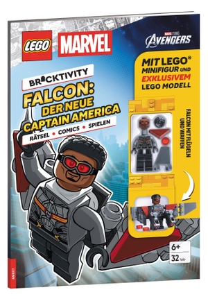LEGO® MARVEL(TM) - Falcon: Der neue Captain America - mit LEGO® Minifigur "Falcon mit Flügeln und Waffen". AMEET sp. z o.o., 2026.