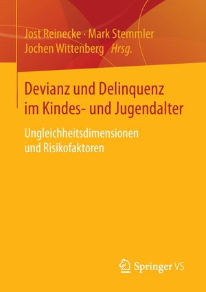 Reinecke, Jost / Jochen Wittenberg et al (Hrsg.). Devianz und Delinquenz im Kindes- und Jugendalter - Ungleichheitsdimensionen und Risikofaktoren. Springer Fachmedien Wiesbaden, 2016.