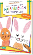 Mein lustiges großes Malspielbuch: Weitermalen (ab 4 Jahren)