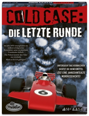 ThinkFun Cold Case: Die letzte Runde - Kombinationsspiel ab 14 Jahre - Ein Krimi-Rätsel für 1 Person oder in der Gruppe!. Ravensburger Spieleverlag, 2026.