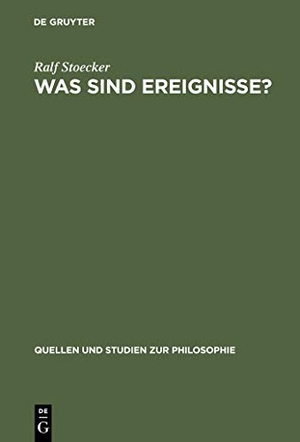 Stoecker, Ralf. Was sind Ereignisse? - Eine Studie zur analytischen Ontologie. De Gruyter, 1992.