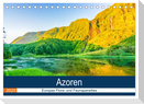 Azoren: Europas Flora- und Faunaparadies (Tischkalender 2025 DIN A5 quer), CALVENDO Monatskalender