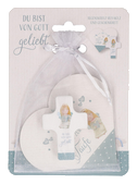 Du bist von Gott geliebt. Geschenkset zur Taufe (blau)