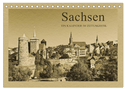 Sachsen (Tischkalender 2024 DIN A5 quer), CALVENDO Monatskalender