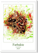 Farbakte - Action Paintings (Wandkalender 2025 DIN A3 hoch), CALVENDO Monatskalender
