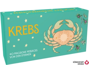 Ginny Chiara Viola. Pocket Sternzeichen Krebs 40 Karten in Magnetschachtel mit Metallicfolie - Magische Messages von den Sternen. Königsfurt-Urania, 2026.