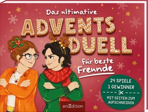 Das ultimative Adventsduell für beste Freunde. 24 Spiele - 1 Gewinner - Mit Seiten zum Aufschneiden. Ars Edition GmbH, 2026.