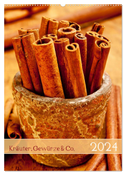 Kräuter, Gewürze & Co. 2024 (Wandkalender 2024 DIN A2 hoch), CALVENDO Monatskalender